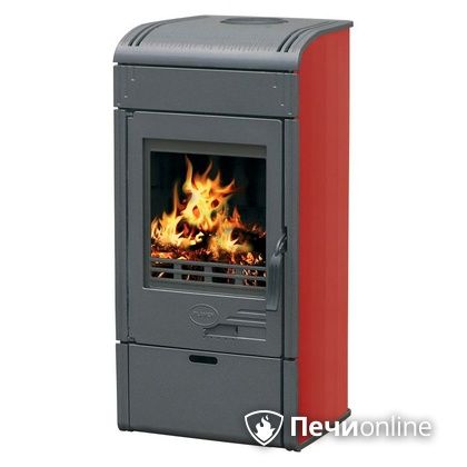 Отопительная печь Plamen Vesta красная в Калининграде