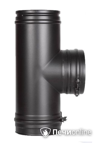 Тройник 90° Schiedel Тройник 90° д.150 PM25 (Черный) Permetr в Калининграде