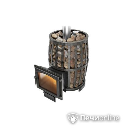 Дровяная печь-каменка Везувий Легенда Русский пар Ковка 18 (240) в Калининграде