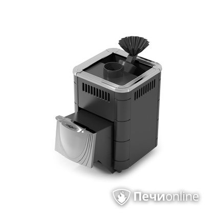 Дровяная печь-каменка TMF Гейзер Микра 2017 Inox ДН ЗК антрацит в Калининграде