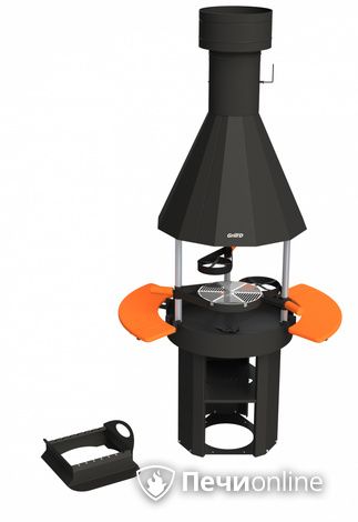 Гриль барбекю GrillD Grill-center 800  (с полками) в Калининграде