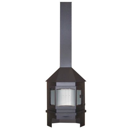 Печь-камин Бавария (Экокамин) угловая мюнхен, графит в Калининграде