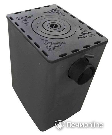 Отопительно-варочная печь Березка Комфорт 120 ДТ-3 стекло в Калининграде