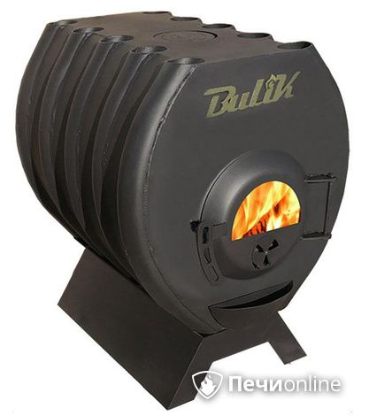 Отопительно-варочная печь Березка BulyK 400 со стеклом в Калининграде