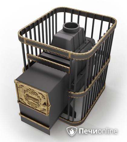 Дровяные печи-каменки Сабантуй Квадро Чугун 24 в Калининграде