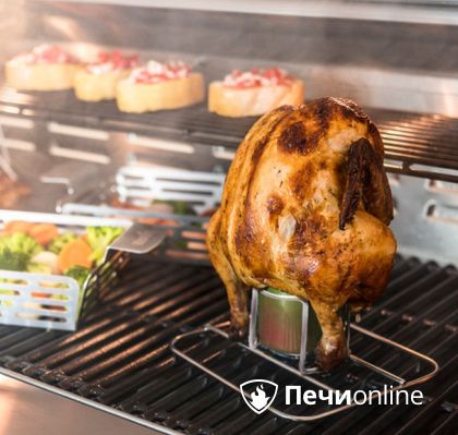 Ростер Char-Broil Grill+ для курицы с креплением для емкости в Калининграде