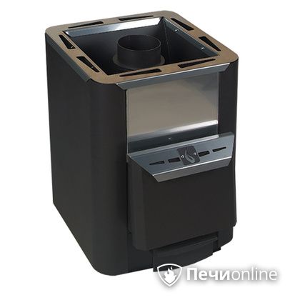 Дровяная банная печь Конвектика Колибри 9У антрацит в Калининграде