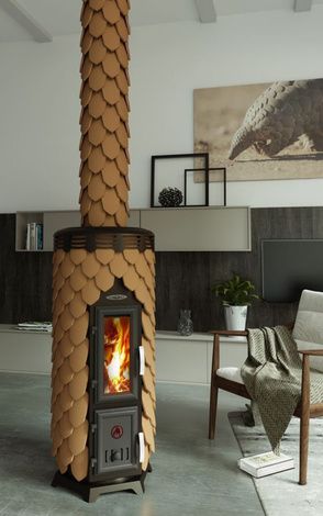 Отопительная печь TMF Сента Панголина Лайт терракота в Калининграде