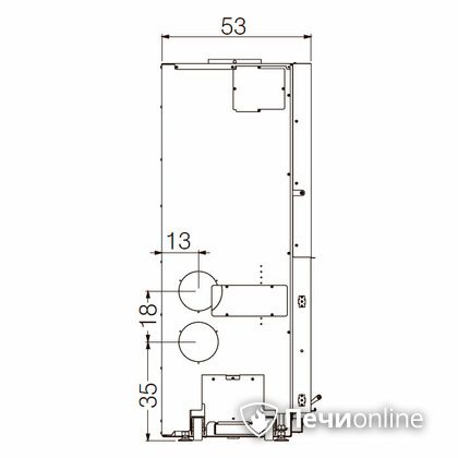 Каминная топка Edilkamin WINDO 120 nero в Калининграде