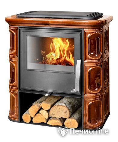 Печь-камин ABX Florencie, коричневая в Калининграде