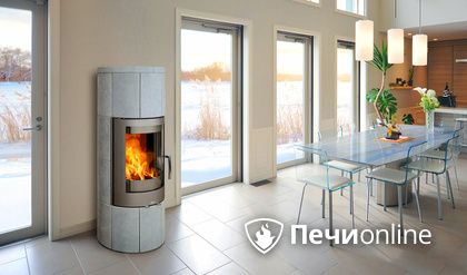 Печь-камин ABX Porto, тальк в Калининграде