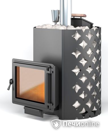 Дровяная печь-каменка Этна 24 (Панорама) Закрытая каменка в Калининграде