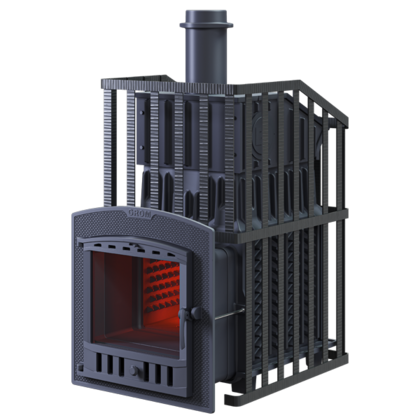 Дровяная печь-каменка Гефест Гром Ураган 30 (П2) в Калининграде