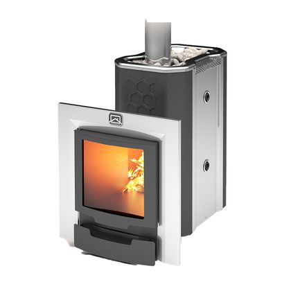 Дровяная банная печь Печь СИБИРЬ-20 ЛРК Профи Панорама (2.0) в Калининграде