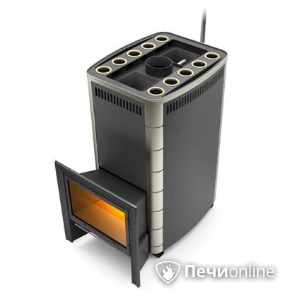 Дровяная банная печь TMF Гекла Inox БСЭ ЗК антрацит НВ в Калининграде