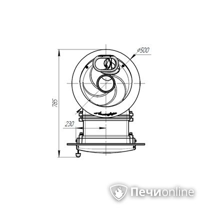 Дровяная печь-каменка Прометалл Атмосфера L ламель Окаменевшее дерево наборный рисунок в Калининграде