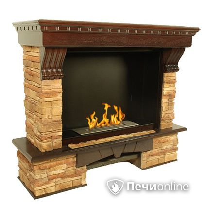 Биокамин Firebird Валенсия (Valencia) темный дуб, угловой в Калининграде