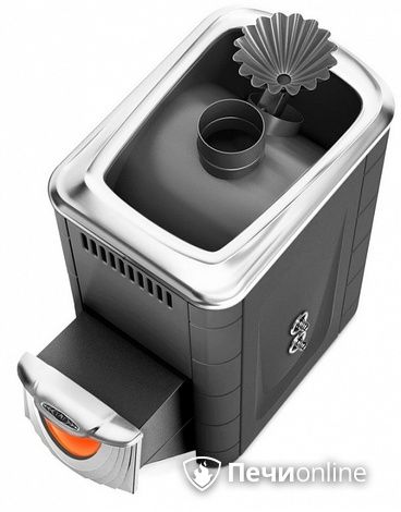 Дровяная банная печь TMF Ангара 2012 Inox ДНС ЗК ТО антрацит в Калининграде