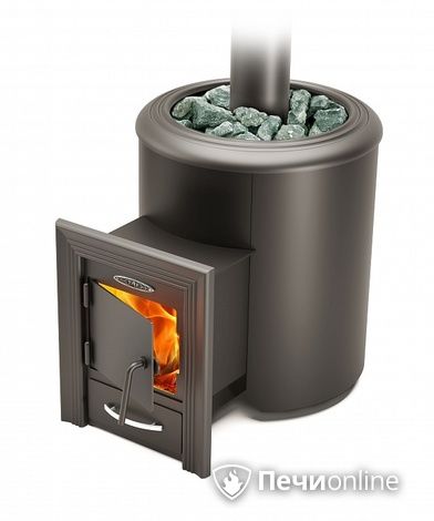 Дровяная банная печь TMF Степанида антрацит в Калининграде