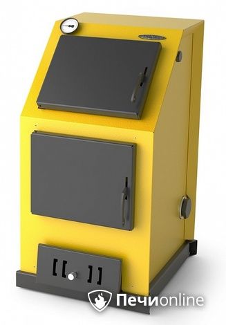 Твердотопливный котел TMF Оптимус Лайт 20кВт под АРТ и ТЭН желтый в Калининграде