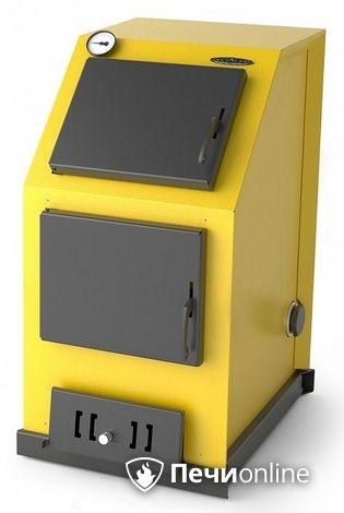 Твердотопливный котел TMF Оптимус Лайт 25кВт под АРТ и ТЭН желтый в Калининграде