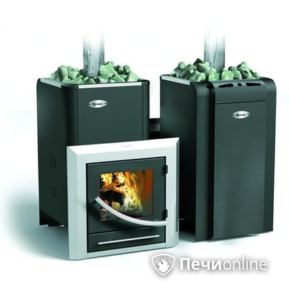 Дровяная банная печь Ермак 20-ПС стекло регулируемый тоннель в Калининграде