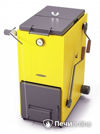 Твердотопливный котел TMF Цельсий Электро 16кВт АРТ ТЭН 6кВт желтый в Калининграде