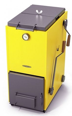 Твердотопливный котел TMF Цельсий Лайт 16кВт под АРТ и ТЭН желтый в Калининграде