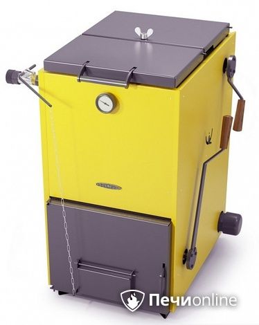 Твердотопливный котел TMF Цельсий Электро 20кВт АРТ ТЭН 6кВт желтый в Калининграде