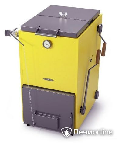 Твердотопливный котел TMF Цельсий Лайт 20кВт под АРТ и ТЭН желтый в Калининграде