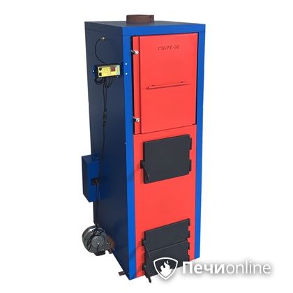 Твердотопливный котел длительного горения Старт 50-Long-MAX (левый) в Калининграде
