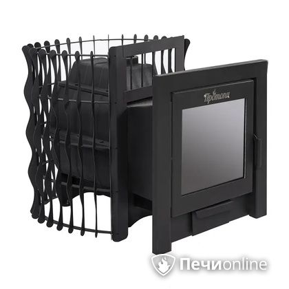 Дровяная банная печь Протопи Чугунка 16 Подкова Панорама в Калининграде