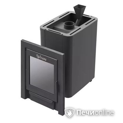 Дровяная банная печь Протопи Вулкан 18 Панорама в Калининграде