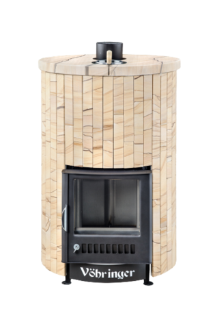 Дровяная банная печь Ферингер Уют-18 ПФ (Пироксенит наборный) в Калининграде