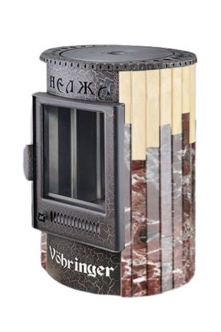 Отопительно-варочная печь Ферингер  Нелжа ПФ (Талькохлорит+"Окаменевшее дерево") в Калининграде