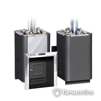 Газо-дровяная банная печь Ермак Уралочка 20Н без газовой горелки в Калининграде