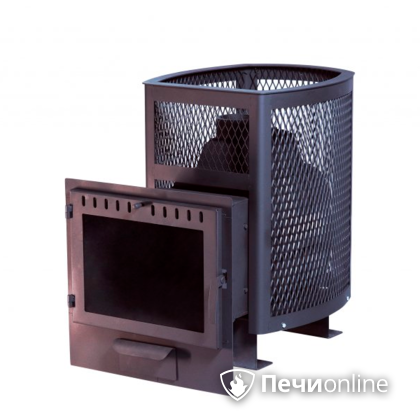 Дровяная банная печь НМК Сибирь Сибирь 20 сетка зк, панорама в Калининграде
