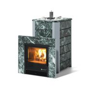 Дровяная печь-каменка ИзиСтим Ялта 25К (Змеевик), AISI 321