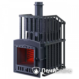 Дровяная банная печь Гефест Гром Ураган 50 (П2) в Калининграде