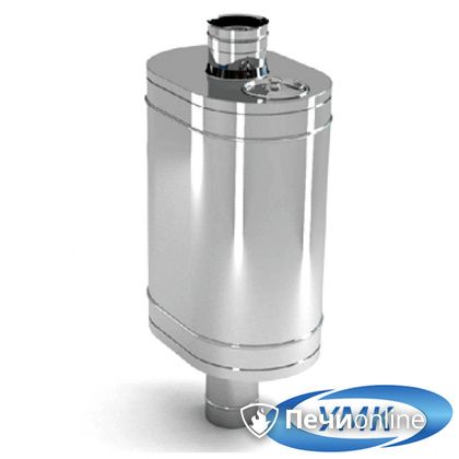Бак на трубе для бани УМК Бак 50л. D=115 нержавейка 0,8 мм в Калининграде
