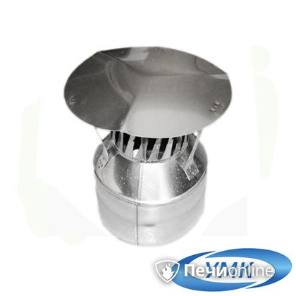 Дымоход УМК Оголовок с искрогасителем D160х220 Н+Оц 0.5мм 0.5мм по воде в Калининграде