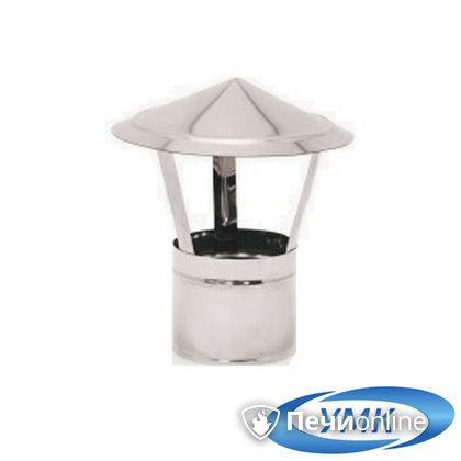 Дымоход УМК Зонт D120 0.5 мм. нержавейка в Калининграде