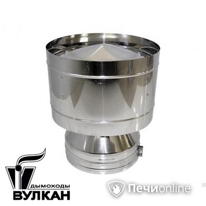 Дефлектор Вулкан DDH оцинкованный с изоляцией 100 мм D=200/400 в Калининграде