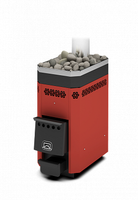 Дровяная банная печь Теплодар Русь-9 ЛУ короткий топливный канал в Калининграде