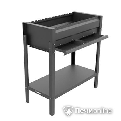 Мангал Grillver Редлайнер Стандарт Эйр с перфорированным дном и зольным ящиком в Калининграде