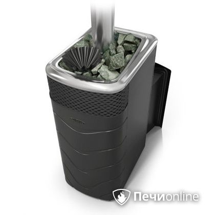 Дровяная банная печь TMF Гейзер XXL 2017 Inox Витра закрытая каменка антрацит в Калининграде