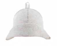 Шапка «Банщик» белая в Калининграде