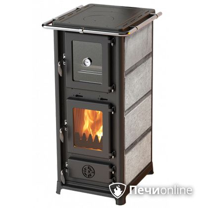 Отопительно-варочная печь MBS Olympia Stone с духовым шкафом талькохлорит в Калининграде