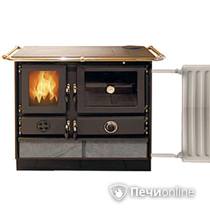 Отопительно-варочная печь MBS Super Thermo Magnum Stone R с духовым шкафом и теплообменником в Калининграде