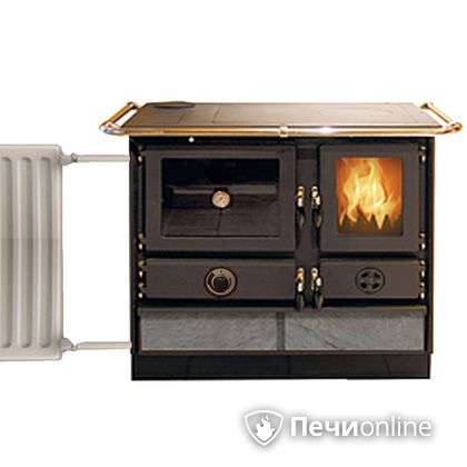 Отопительно-варочная печь MBS Super Thermo Magnum Stone L с духовым шкафом и теплообменником в Калининграде